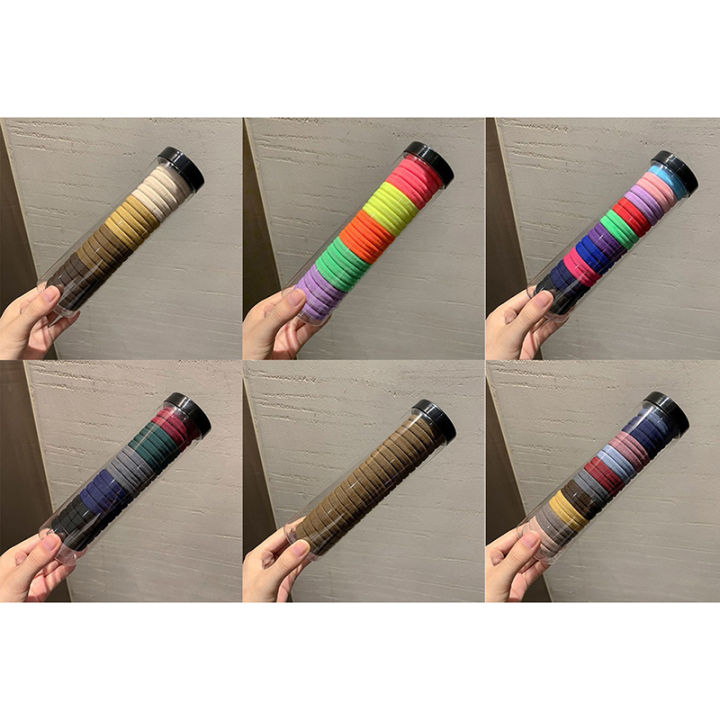 20Pcs/set%20Women%20Elastic%20Hair%20Band%20Ponytail%20Holder%20Headband%20Colorful%20Rubber%20Bands%20WANNA%20-%20Image%202