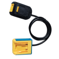 Battery Extension Cord Tool Interface Extension Cable Suitable for DEWALT Interface Lithium Batteries and Tools. 