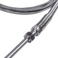 NCANRUI 2X Steel Temperature Probe Pt100 RTD Sensor Cable 2M 98 mm 3 Wires -50 - 400 Celsius. 