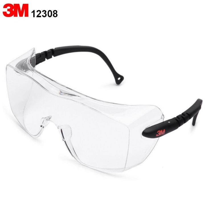 3M 12308 Safety Goggles Protective Glasses Anti-Fog Goggle Eye Protection Glasses Eyewear 【Clear/ Transparent】