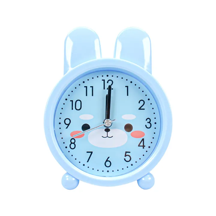 Alarm Clock Student Kids Simple Fashion Silent Bedside Bedroom Wake Up ...