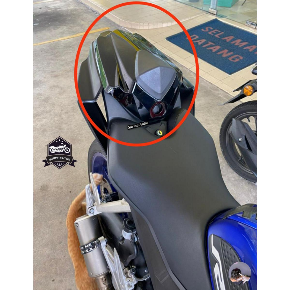 Motorcycle Seat Back Cover Rear Pillion Passenger Cowl Fairing For Yamaha R15 V3