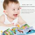 Baby Bath Cloth Book Travel Toy Early Education and for Newborn 0-3 Year Old. 