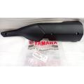 Yamaha R15 V3, V4 & MT15 Matte Black Exhaust Cover Silencer Plate or Silencer Protector. 