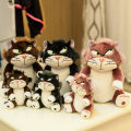 Internet celebrity Lucifer's cat pendant doll Figaro cat plush toy cat cat big fat cat Mary cat doll. 