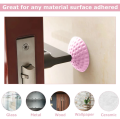 4-Pcs Wall Protector Pads – Self-Adhesive Rubber Door Handle Bumper Stoppers. 