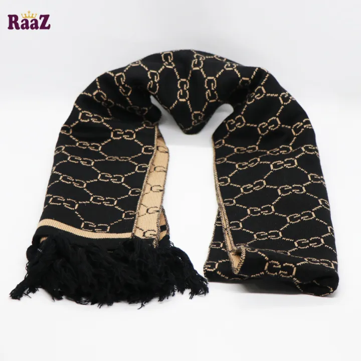 Black%20And%20Brown%20Woolen%20Scarf,%20Soft%20Muffler%20Stylish%20Fashion%20Scarf%20For%20Men%20And%20Women%20-%20Image%204