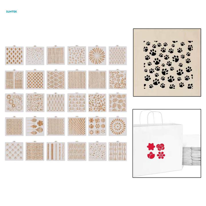 30Pcs%20Painting%20Template%20Stencils%20Set%20Art%20Craft%20Stencil%20Embossing%20Painting%20Stencil%20Drawing%20Templates%20for%20Painting%20on%20Wood%20Fabric%20Art%20Supplies%20-%20Image%204