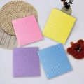 Wooden Pulp Sponge Dishwashing Cleaning And Degreasing Free Of Oil Wood Fiber Kitchen Towels Wood Pulp Cotton Cloth.