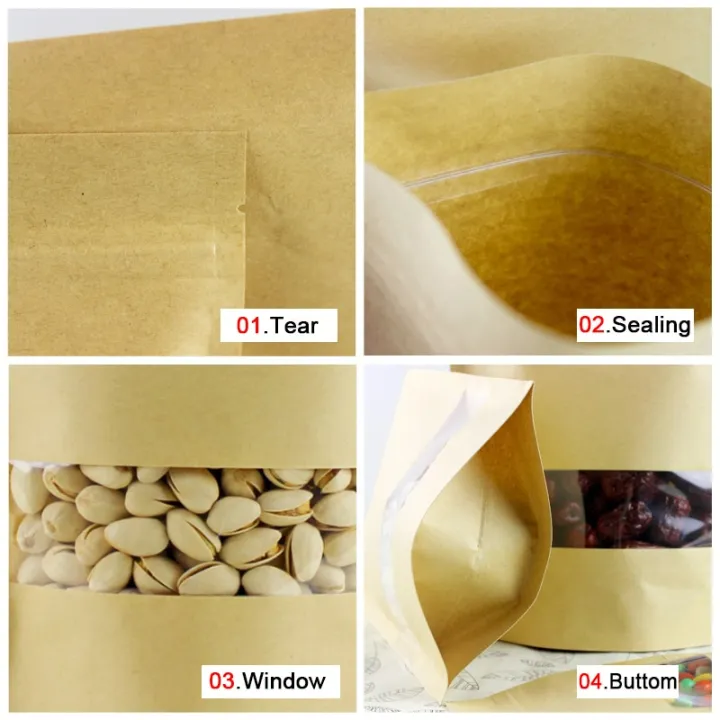 Resealable%20Kraft%20Paper%20Zipper%20Bags%20for%20Nuts%20Coffee%20Bean%20Snacks%20Tea%20Gift%20Transparent%20Window%20Waterproof%20Heat%20Seal%20Food%20Storage%20Bag%20-%20Image%207
