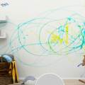 Whiteboard Sticker Wallpaper Peel Stick for Home Classroom 60cmx5m white.