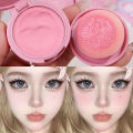 (NEW)Blusher Cream Sponge Blush Mud Matte Makeup Supplies Blusher Powder Rouge Face Beauty Natural Beauty. 