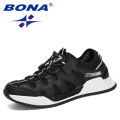 BONA New Designers Mesh Running Shoes Men 46 Large Size Sneakers Walking Jogging Casual Shoes Man Athletic Fotwear Trendy Superman. 