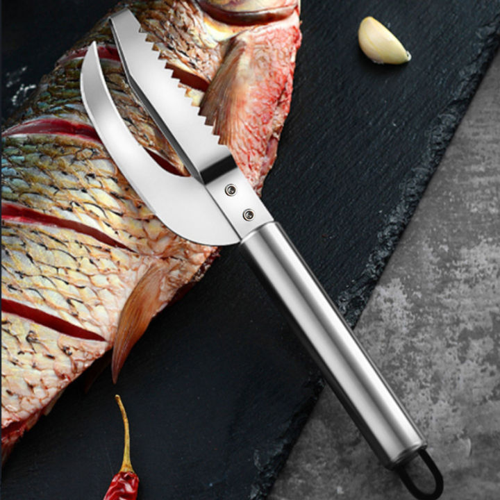Rare Thai Style Latest Fish Cutter -tainle teel 2 In 1 Fih Maw cale ...