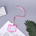 Plastic Work Card Cover with Lanyard Rope ID Work Card Identity Badge Bus Card Holder Cover Business Credit Card Holder Bag Case. 
