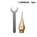 Glue Gun Nozzle 1.0x40mm 1.5x45mm Small Aperture Needle Cooper Nozzle Hot Melt Glue Gun Replaceable Accessories. 