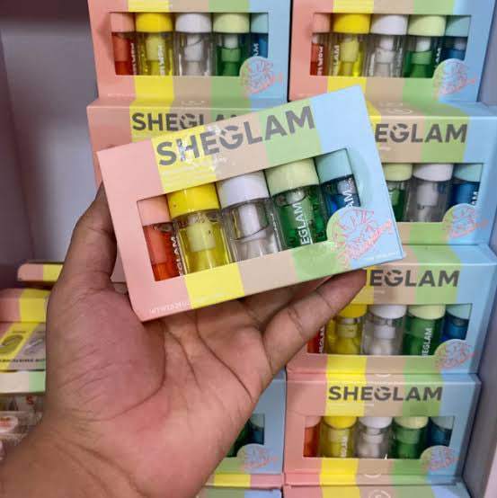 Sheglam%20Jelly%20Wow%20Hydrating%20Lip%20Oil%20Moisturizing%20Plumping%20Lip%20Gloss%205pcs%20Set%20-%20Image%202