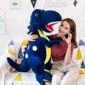 Polka Dot Dinosaur Doll Plush Toy Tyrannosaurus Doll Doll Large Pillow Plushie Stuffed Toys Best Gifts. 