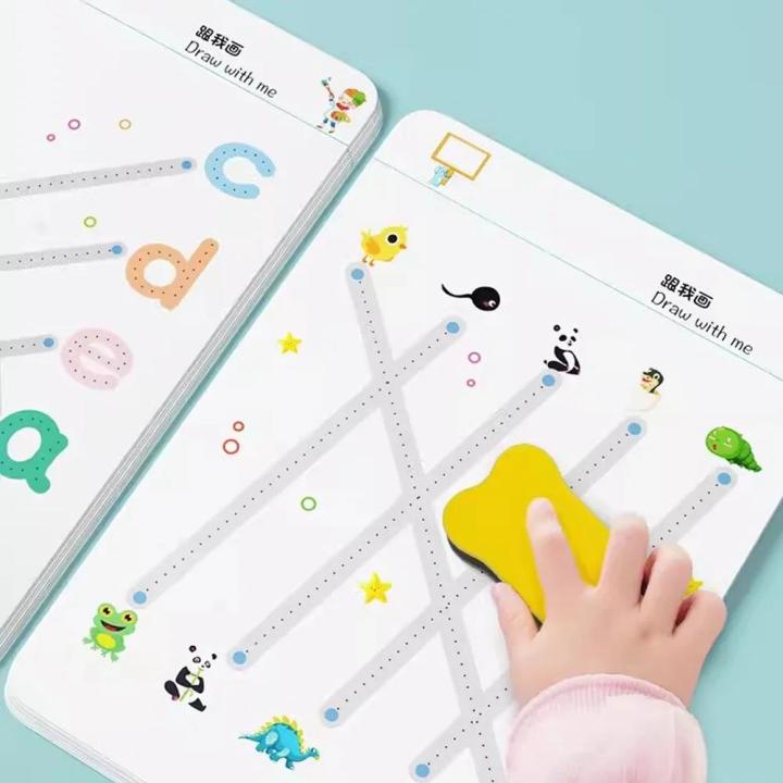 2024%20Magical%20Tracing%20Workbook%20Set%20Children%20Pen%20Control%20Training%20Practice%20Copybook%20for%20Kids%20Early%20Educational%20Draw%20Line%20Card%20Toy%20-%20Image%203