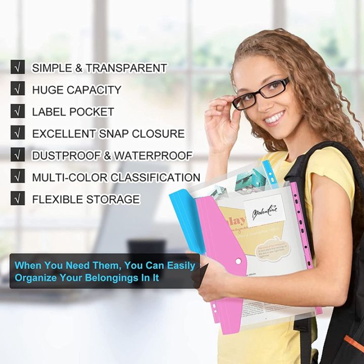 12%20Packs%20Binder%20Pocket%2011%20Holes%20for%202/3/4%20Ring%20Binder%20File%20Pouch%20-%20Image%205