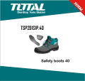 TOTAL Safety Boots (Size 40) TSP201S1P.40. 