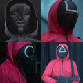 Squid Game Mask 2021 TV Role-playing Costume Party Accessories Halloween Props.