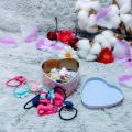 【Beauty Code】(NEW)20 Pcs/Box Cartoon Elastic Hair Bands Cute Flower Rubber Band Hair Circle Sweet Hairbands for Kids Girls Hair Accessories. 