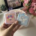 1 PC Flower Design Square Shape Paper Soap Box| Dissolvable Hand Wash Soap Sheets for Kids & Adults | Travel Soap Tube for Kitchen, Toilet, Outdoor, Camping & Hiking - The Asia Express. 