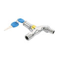 1Pc Anti-theft 1/2 Inch Thread Alloy Sink Tap With Key Lock Outdoor Faucet Lockable For Washing Machine Garden Watering Car Wash. 