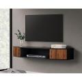 Modern Cabinet System Wall Mounted Media Console Floating TV Shelf TV Stand for Xbox One/PS4/Cable Box/DVD Players/Game Console.