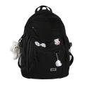 Multi-pocket Aesthetic Backpack Casual Student Knapsack Adjustable Strap Large Capacity Boy Girl Rucksack for High School. 