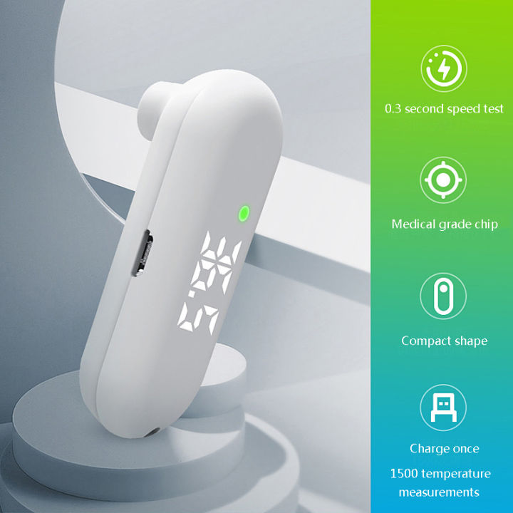 Rechargeable Forehead Thermometer Mini USB Termometer Digital Baby Monitor Body Temperature Children's Infrared Fever Meter Tetuo