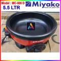 Miyako Double Pot Multi cooker, Electric Curry Cooker With Double Pot, Removable non-stick pan, Automatic cooking and warming system MC-500D (5.5 LTR). 