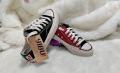 Ladies Red and Black color combination sneaker. 