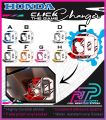 Key Panel Printed Decals Sticker For Honda Click. 
