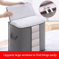 Foldable Non-woven Fabric Clothing Storage Bag Quilt Storage Bag Winter Cloths Storage Organizer Bags Thickened Storage Bag. 