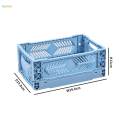 Collapsible Storage Crate Storage Bin Organizer for Kitchen Classroom Office. 