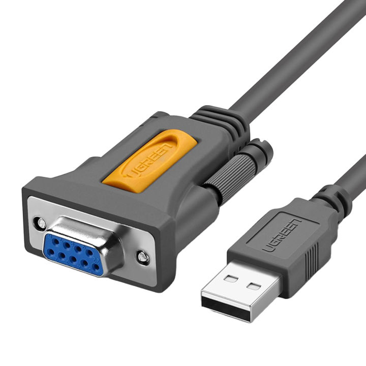 UGREEN USB 2.0 to RS232 DB9 Serial Cable Male A Converter Adapter with PL2303 Chipset for Windows 10, 8.1, 8, 7, Vista, XP, 2000, Linux and Mac OS X 10.6 and Above
