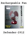 Ultimate Rechargeable Fan Defender/Kennede  Multi-Function 12" Fan Model-2912. Stay Cool and Comfortable Anywhere. 