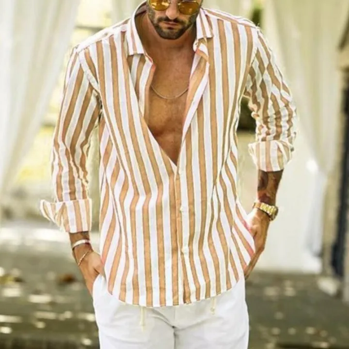 Men's%20Casual%20Blouse%20Shirt%20Stripe%20Printing%20Loose%20Tops%20Long%20Sleeve%20Tee%20Shirt%20Spring%20Autumn%20Casual%20Handsome%20Men's%20Shirts%202023%20New%20-%20Image%202