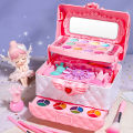 GC Kids Makeup Kit Girl Pretend Play Toy Princess Makeup Set Beauty Cosmetic Bag Kidcraft Playset Cosmetics Toys Early Learning Educational Toys For Girl Gift. 
