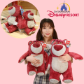Disney Toy Story Lotso Huggin Strawberry Bear Stuffed Toys Cartoon Cute The Bear Plush Dolls Birthday Gift For Kids Girlfriend. 