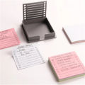 GC Sticky Note Template, Sticky Note Holder With Stencil, 3x3 Inch Note Dispenser, Desk Supplies Organizer Accessories, Office Desk Accessories.