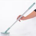 Retractable Multifunctional Long Handle Cleaning Brush with Detachable Brush Head Extended to 100cm for Floor Wall Corner Tile. 