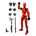 3D Printed Mannequin Multi-Jointed Movable Robot Toys Dummy 13 Figures Toys For Kids Adults Parent-children Game Gifts. 