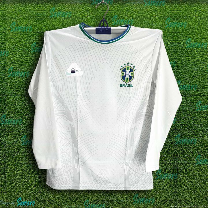 Brazil Full Sleeve World Cup Footbaall Jersey For Man - Long Sleeve t shirt - Brazil Jersey 2026