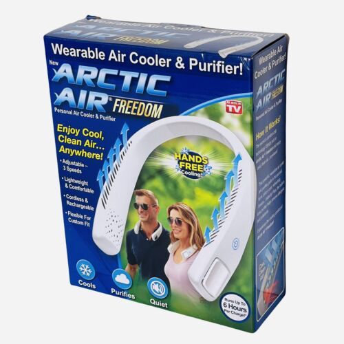 New Wearable Air Cooler & Purifier! ARCTIC AIR FREEDOM Enjoy Cool, HANDS Clean Air