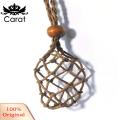 Carat Necklace Pendant Holder Hand-woven Empty Stone Holder Necklace Cord. 