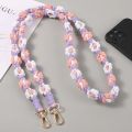 Sweet Woven Cotton Rope Cellphone Lanyard Long Style Hangneck Mobile Phone Chain For Women Girls Phone Case Clip Chain Jewelry. 