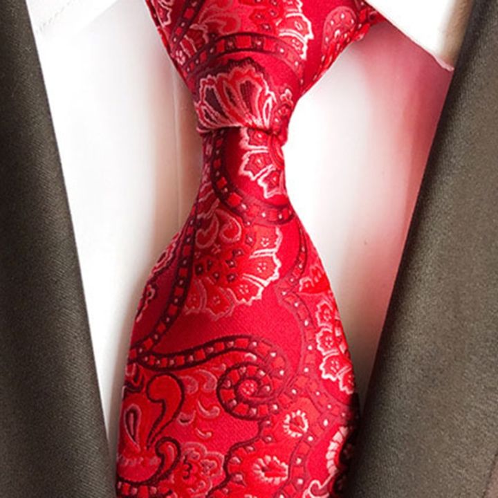 New%20Fashion%20Men's%20Tie%20Paisley%20Floral%20Tie%20Red%20Purple%208cm%20Silk%20Formal%20Necktie%20for%20Men%20Jacquard%20Neck%20Ties%20Gifts%20For%20Men%20-%20Image%204